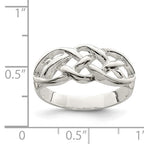 Sterling Silver Woven Celtic Ring