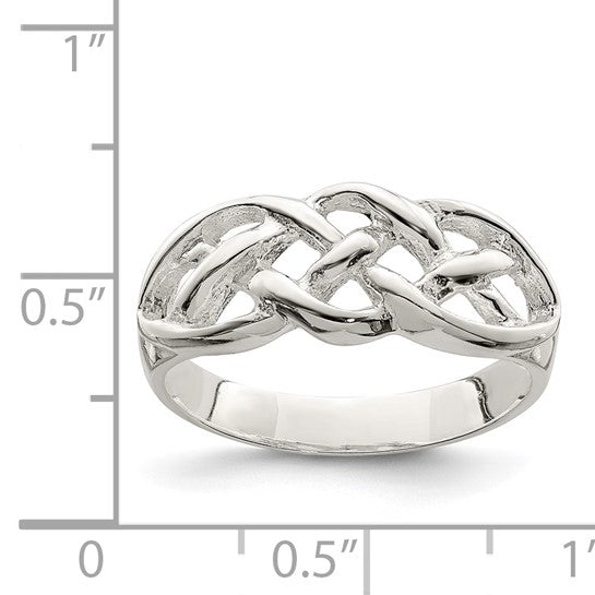 Sterling Silver Woven Celtic Ring