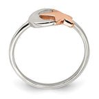 Sterling Silver Moon And Star Ring