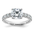 14KW Lab-Grown Round Diamond Engagement Ring
