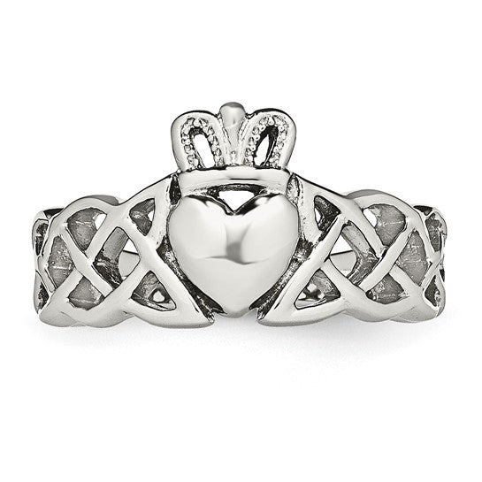 Stainless steel Claddagh Ring