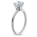 14KW Round Shape Natural Diamond Engagement Ring